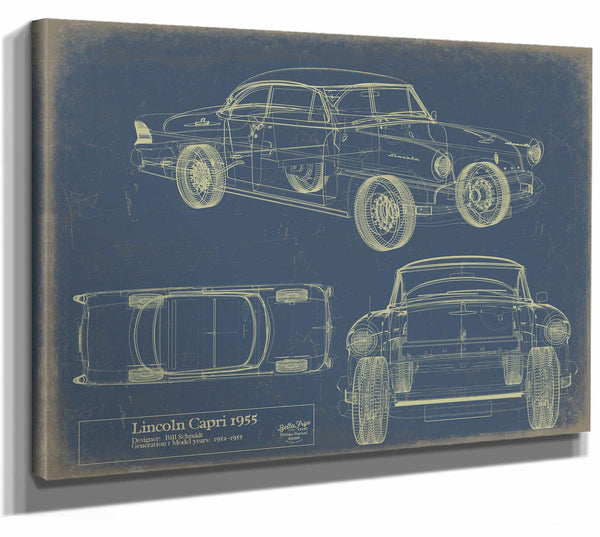 Lincoln Capri Hardtop Coupe 1955 Wall Art from Bella Frye.