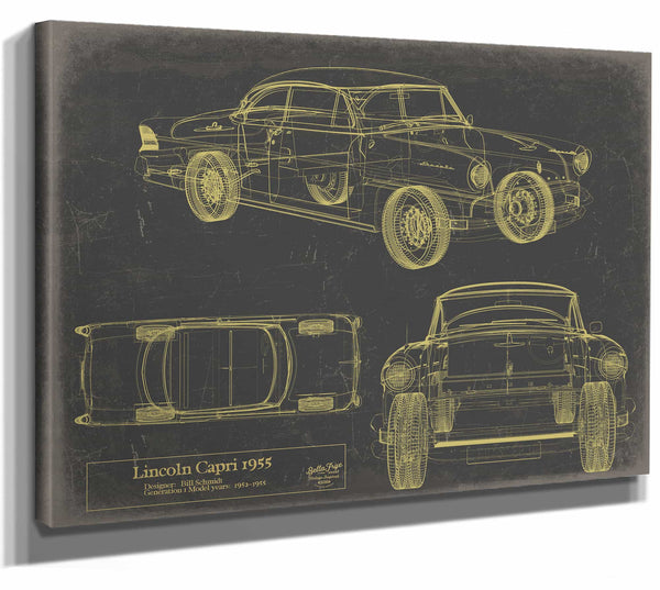 Lincoln Capri Hardtop Coupe 1955 Wall Art from Bella Frye.