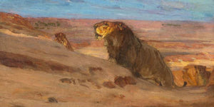 Henry Ossawa Tanner Lions In The Desert By Henry Ossawa Tanner