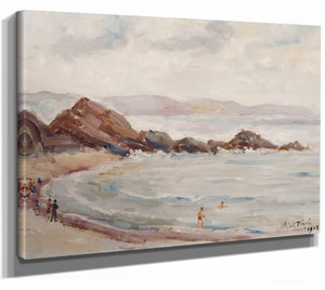 Alfred William Finch 14" x 11" / Stretched Canvas Wrap Looen Rantaa By Alfred William Finch