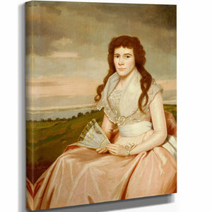 Ralph Earl 11" x 14" / Stretched Canvas Wrap Lucy Bradley By Ralph Earl