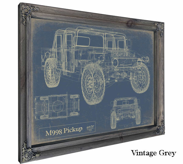 m998 Pickup Wall Art from Bella Frye.