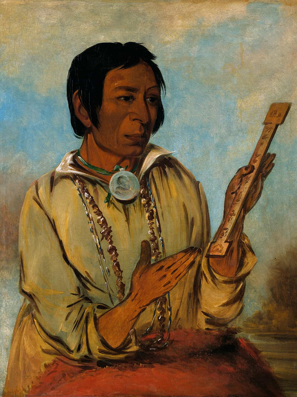 George Catlin Ma Shee Na Elks Horns A Subchief By George Catlin