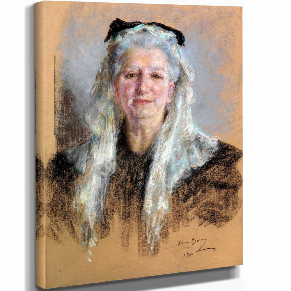 Alice Pike Barney 11" x 14" / Stretched Canvas Wrap Madame Girard By Alice Pike Barney