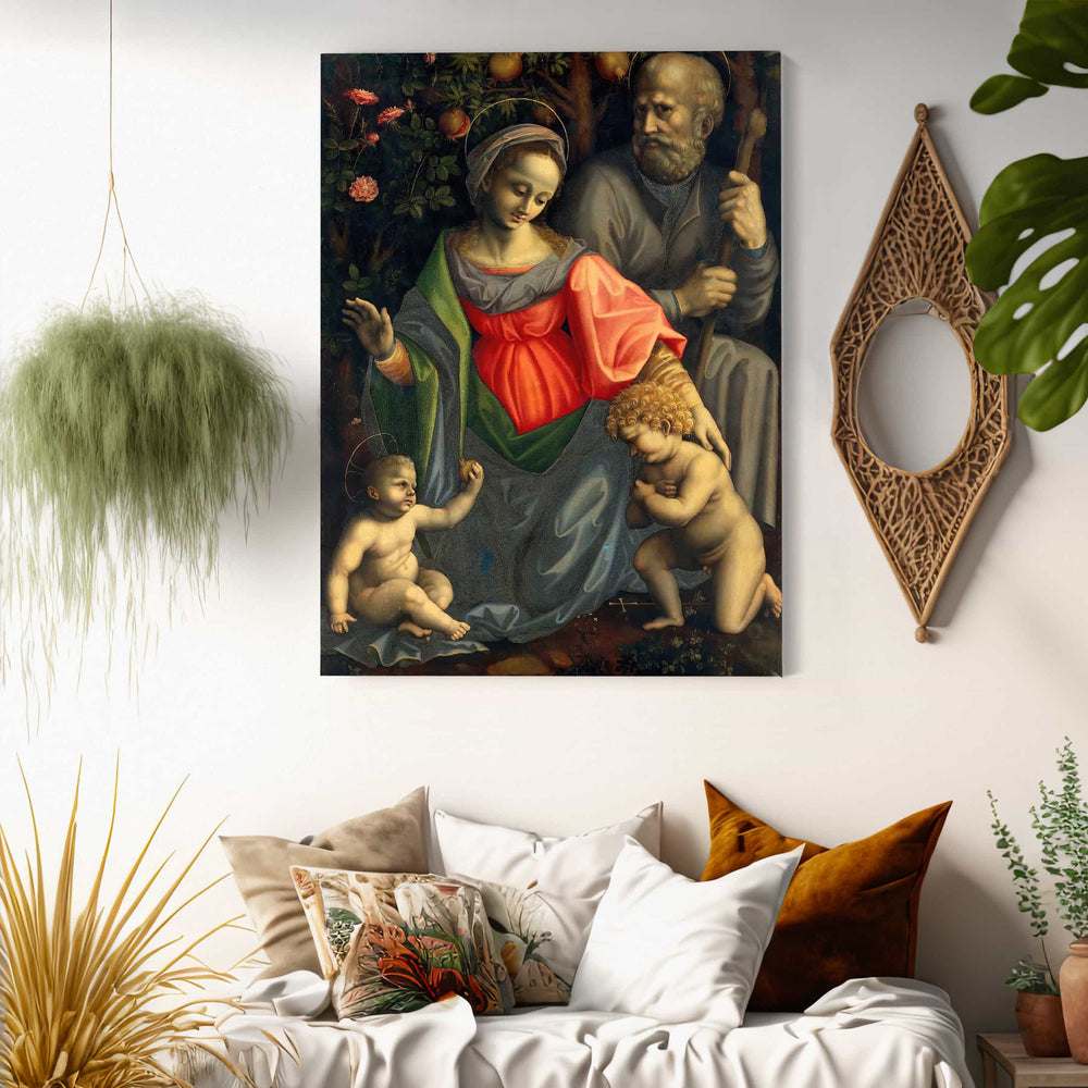 Bacchiacca Madonna And Child With Saint Joseph And Infant Saint John By Bacchiacca