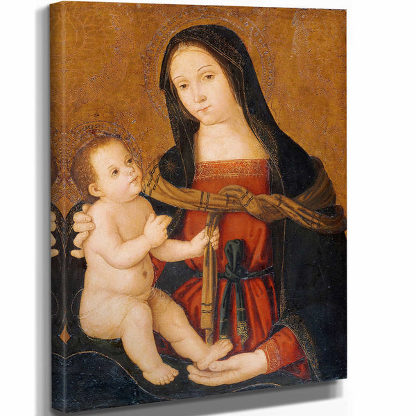 Antoniazzo Romano Madonna And Child By Antoniazzo Romano