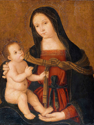 Antoniazzo Romano Madonna And Child By Antoniazzo Romano