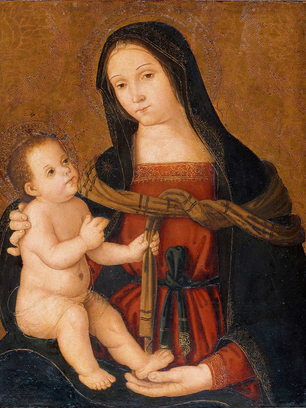 Antoniazzo Romano Madonna And Child By Antoniazzo Romano