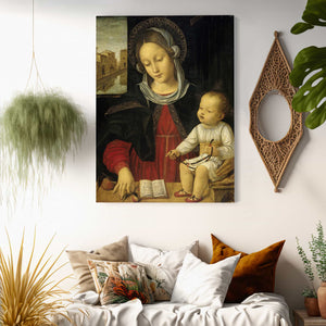 Borgognone Madonna And Child By Borgognone