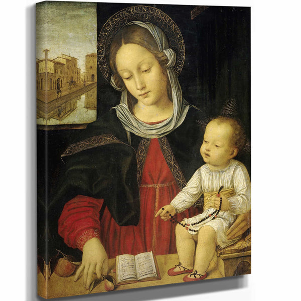 Borgognone Madonna And Child By Borgognone