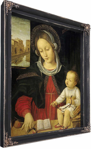 Madonna And Child By Borgognone