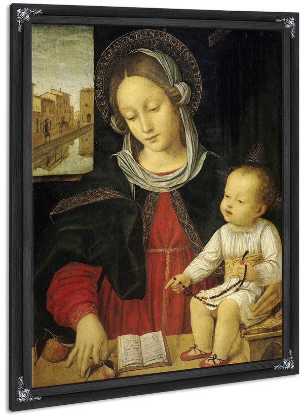 Madonna And Child By Borgognone