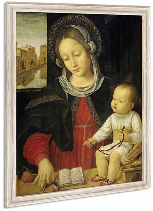 Madonna And Child By Borgognone