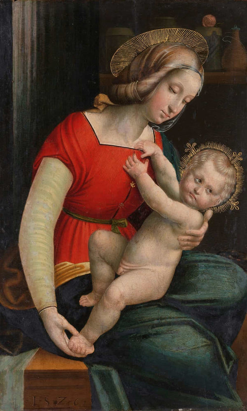 Defendente Ferrari Madonna And Child By Defendente Ferrari