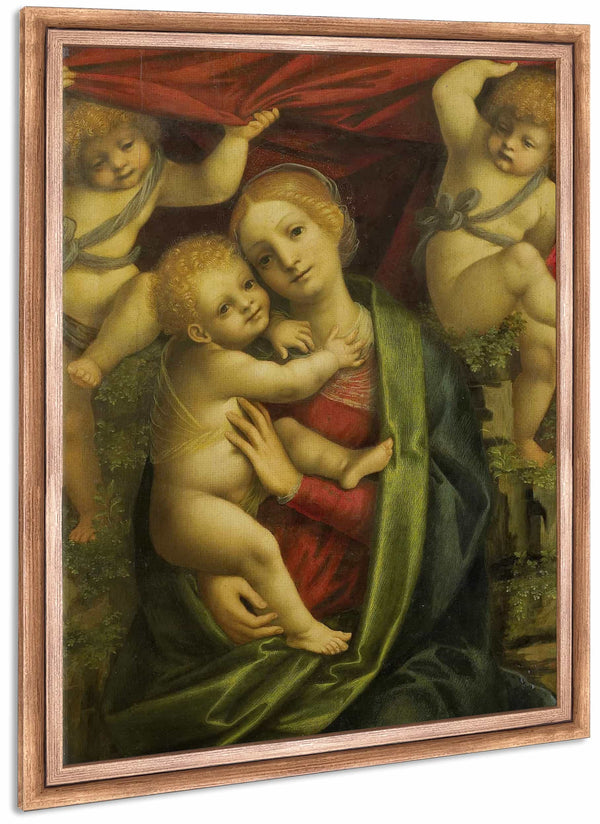 Madonna And Child By Workshop Of Gaudenzio Ferrari