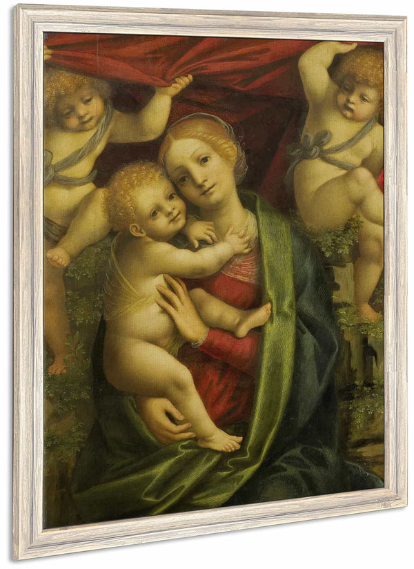 Madonna And Child By Workshop Of Gaudenzio Ferrari