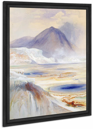 Mammoth Hot Springs Yellowstone By Thomas Moran