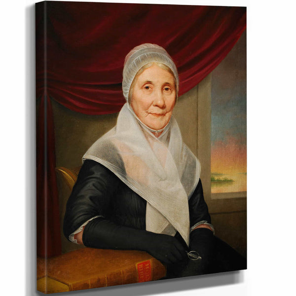 Raphaelle Peale 11" x 14" / Stretched Canvas Wrap Margaret George Mcglathery By Raphaelle Peale