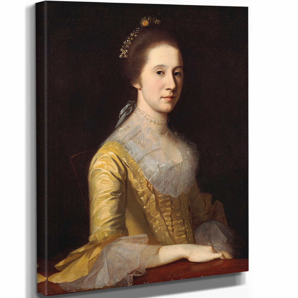 Charles Willson Peale 11" x 14" / Stretched Canvas Wrap Margaret Strachan By Charles Willson Peale