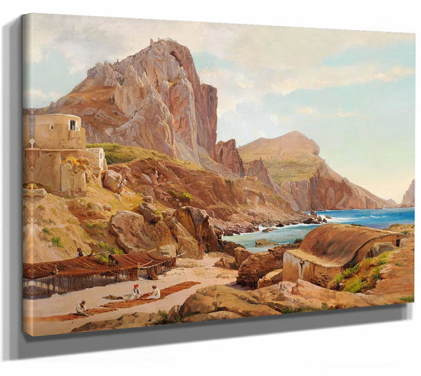 Louis Gurlitt Marina Piccola Capri By Louis Gurlitt