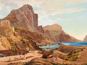 Louis Gurlitt Marina Piccola Capri By Louis Gurlitt