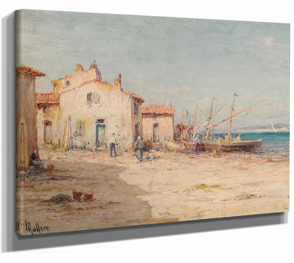 Martigues Port By Charles Malfroy