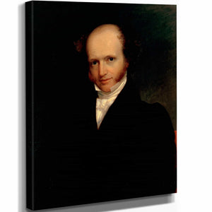 Francis Alexander 11" x 14" / Stretched Canvas Wrap Martin Van Buren By Francis Alexander