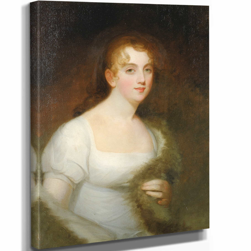 Thomas Sully 11" x 14" / Stretched Canvas Wrap Mary Abigail Willing Coale By Thomas Sully