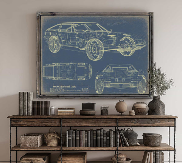 Maserati Indy 1969 Wall Art from Bella Frye.