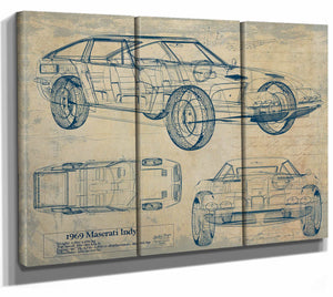 Maserati Indy 1969 Wall Art from Bella Frye.