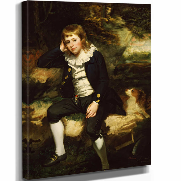 Mather Brown 11" x 14" / Stretched Canvas Wrap Master Charles William Park By Mather Brown