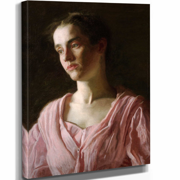 Thomas Eakins 11" x 14" / Stretched Canvas Wrap Maud Cook Reid By Thomas Eakins