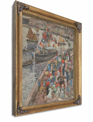 The Quai Venice By Maurice Prendergast