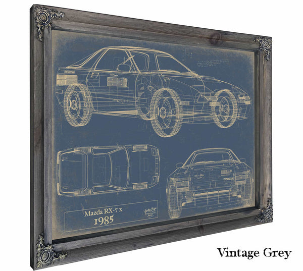 Mazda Rx 7 1985 Wall Art from Bella Frye.