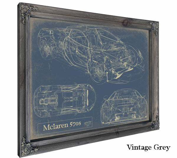 Mclaren 570S Wall Art from Bella Frye.