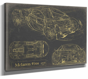 Mclaren 570S Wall Art from Bella Frye.