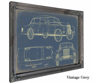 Mercedes Benz 300d (w189) 1957 Wall Art from Bella Frye.