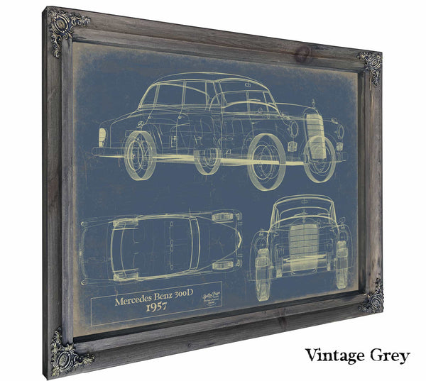 Mercedes Benz 300d (w189) 1957 Wall Art from Bella Frye.