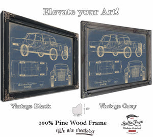 Mercedes Benz 300se w112 1961 1965 Wall Art from Bella Frye.