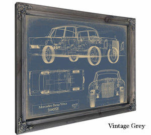 Mercedes Benz 300se w112 1961 1965 Wall Art from Bella Frye.