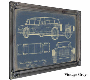 Mercedes Benz 600 w100 Pullman 1964 Wall Art from Bella Frye.