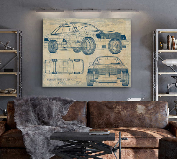 Mercedes Benz E Class Amg Coupe 1988 Wall Art from Bella Frye.