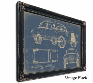 Mercedes Benz Ponton 180 w120 1953 Wall Art from Bella Frye.