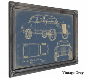 Mercedes Benz Ponton 180 w120 1953 Wall Art from Bella Frye.