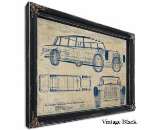 Mercedes Benz 600W100 Pullman1964 Wall Art from Bella Frye.