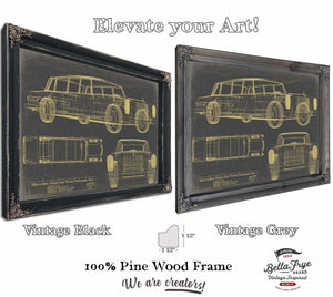 Mercedes Benz 600W100 Pullman1964 Wall Art from Bella Frye.