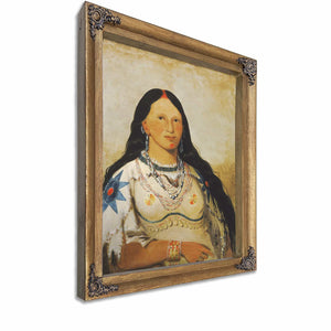 Mi Neek Ee Sunk Te Ka Mink A Beautiful Girl By George Catlin