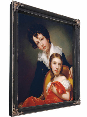 Michael Angelo And Emma Clara Peale By Rembrandt Peale