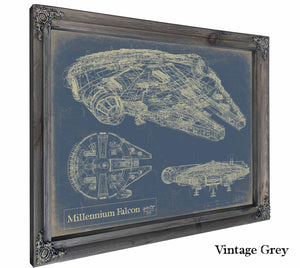 Millennium Falcon Wall Art from Bella Frye.