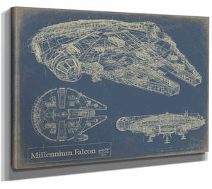 Millennium Falcon Wall Art from Bella Frye.